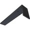 Ekena Millwork Hidden Support Steel Heavy Duty Bracket w/ Back Plate, Powder Coated Black 2 1/2"W x 14"D x 4"H BKTM02X14X04HBPBL - alternate 6